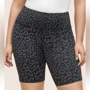 BloomChic Plus Size 3XL Leopard Print High Rise Skinny Leggings us22-24